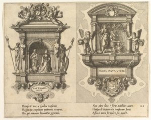 C "Cnotaphiorum 22, 1563. Criadores: João de Doetecum I, Lucas de Doetecum. de Johannes and Lucas van Doetecum
