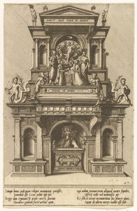 Cœnotaphiorum 27, 1563. Criadores: Johannes van Doetecum I, Lucas van Doetecum. de Johannes and Lucas van Doetecum