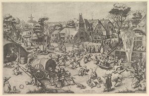 The Kermis of Saint George, ca. 1569, impresso em 1601.