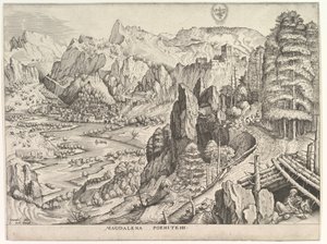A Penitente Madalena Poenitens de The Large Landscapes, ca. 1555-56.