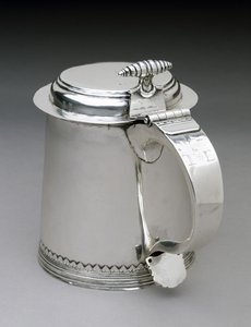 Tankard, c. 1692-1734 (prata) de Johannis Nys