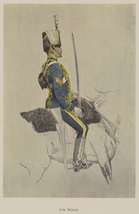 19º Hussar (cor litho) de John (after) Charlton