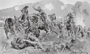 Salvando as armas no Tugela (litografia)
