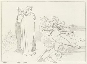 A Ponte, Inferno, Canto 21 (gravura) de John (after) Flaxman