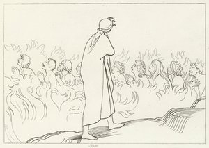 O Carnal, Purgatório, Canto 25 (gravura) de John (after) Flaxman