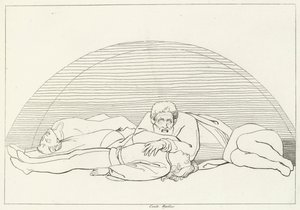 A Morte de Ugolino, Inferno, Canto 33 (gravura) de John (after) Flaxman