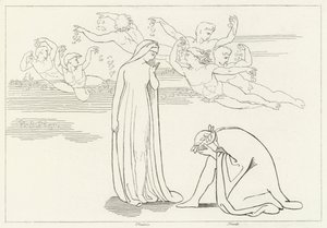 A Descida de Beatrice, Purgatório, Canto 30 (gravura)