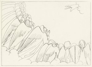 As Hierarquias, Paraíso, Canto 29 (gravura) de John (after) Flaxman