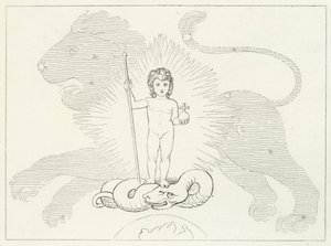The Infant Saviour, Paradise, Canto 16 (gravura) de John (after) Flaxman