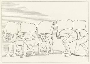 O Orgulhoso, Purgatório, Canto 11 (gravura) de John (after) Flaxman