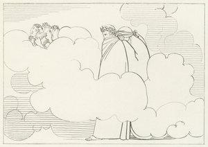 A Região do Fumo, Purgatório, Canto 16 (gravura) de John (after) Flaxman