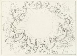 O Sol, Paraíso, Canto 12 (gravura) de John (after) Flaxman