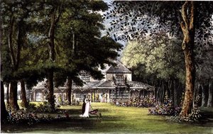 O chalé da Princesa Elizabeth, Old Windsor, de R. Ackermann (1764-1834) 
