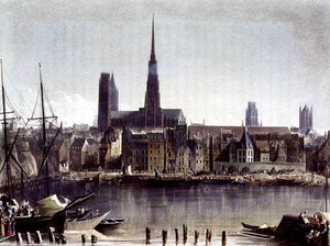 Vista de Rouen, de 