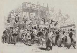 Feira Greenwich (gravura) de John (after) Gilbert