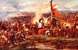 A batalha do estandarte de John (after) Gilbert