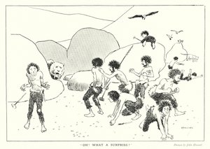 Cenas primitivas: "Oh! Que Surpresa!" (litografia) de John (after) Hassall