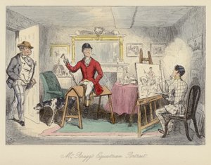 Ilustração de John Leech para Mr Sponge