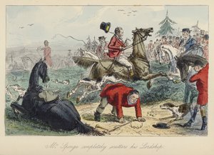 Ilustração de John Leech para Mr Sponge