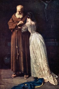 Frei Lourenço e Julieta (litografia a cores)