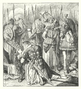 Uma incursão tártara (gravação) de John (after) Tenniel