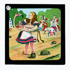 Alice no País das Maravilhas, Cor da Lanterna Slides (slide da lanterna) de John (after) Tenniel