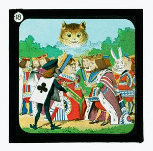 Alice no País das Maravilhas, Cor da Lanterna Slides (slide da lanterna) de John (after) Tenniel
