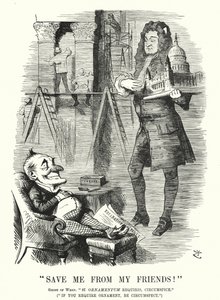 Soco cartoon: Save Me from My Friends - o fantasma de Sir Christopher Wren e a decoração da Catedral de St Paul