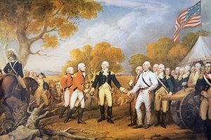 Rendição do General Burgoyne em Saratoga, Nova Iorque