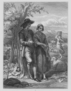 John Milton, The Allegro (gravura) de John Absolon