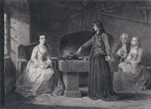 Ilustração para O Pirata de Sir Walter Scott (gravura)