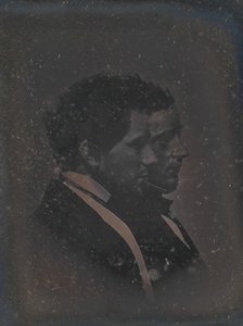 Auto-retrato com o irmão do artista, década de 1840.