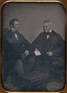 Dois Homens Idosos a Conversar, ca. 1850.