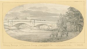Wolseley Bridge: caneta e desenho de lavagem, nd [1799-1854] (desenho)
