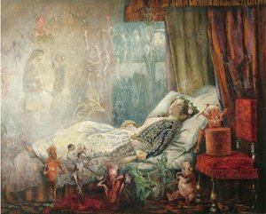 O sonho depois do baile de máscaras de John Anster Fitzgerald