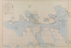 Plano ampliado do Erebus e da Baía do Terror - Os aposentos de inverno de Sir John Franklin