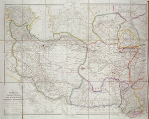 Mapa da Ásia Central, 1834