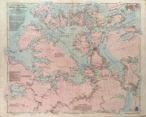 As costas árcticas da América desde a Baía de Baffin até ao Cabo Bathurst, mostrando as costas e os rios explorados pelos oficiais das várias expedições britânicas, entre 1818 e 1859