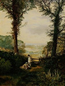 Um Vale Burnsall, Wharfedale de John Atkinson Grimshaw