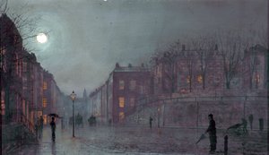 Uma visão de Hampstead, Londres, 1882