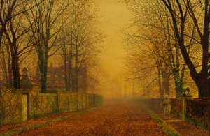 Brilho da noite de John Atkinson Grimshaw