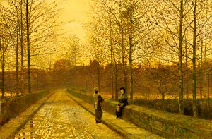 No Golden Gloaming, 1883 de John Atkinson Grimshaw