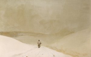 Neve e Névoa (Caprice in Yellow Minor) (óleo sobre tela) de John Atkinson Grimshaw