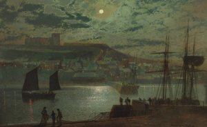 Whitby Harbor de John Atkinson Grimshaw