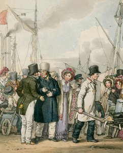Chegando em Margate de John Augustus Atkinson