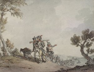 Soldados franceses no março de John Augustus Atkinson