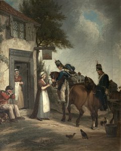 Soldados refrescantes, c.1805 de John Augustus Atkinson