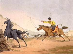 Tartars Catching Horses, placa 69 do Volume III de 