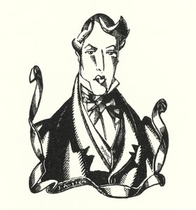 Finis ilustração para Don Juan por Lord Byron (lito) de John Austen