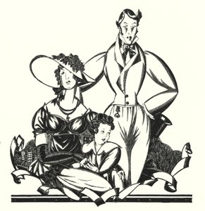 Ilustração para Don Juan de Lord Byron (litho) de John Austen